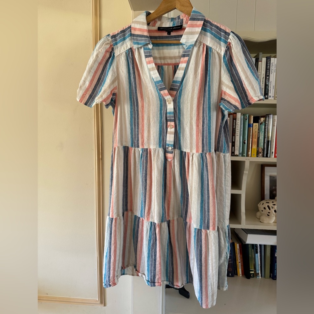Striped Multicolor Women's Dress